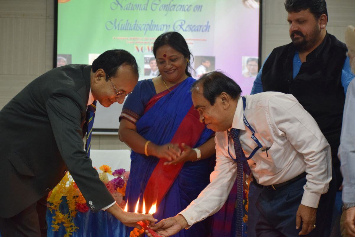The National Conference on Multidisciplinary Research (NCMR 2019), the first interdisciplinary research platform for the academicians and researchers across India was organised by JIS University on 12th and 13th November 2019 at the University campus. With participation from Universities across the nation, NCMR 2019 witnessed more than 100 contributed papers, among which only quality research papers were selected for the conference. The conference papers covered around diverse range of subject areas including physics, biological sciences, chemistry, management, juridical sciences, education discipline, oral & dental sciences, computer and computational biology applications. There were four very eminent invited speakers who delivered their key note lectures namely Padmashree Prof. Ajoy Ray (Director of JIS Institute of Advance Studies & Research, Kolkata), Mr. Chaitanya Chinchlikar (Vice-President & CTO, Whistling Woods International), Dr. Snehal S Donde (Member, World Water Council, Convener- Ganga Mission), Dr. Soumya Bandyopadhyay (Scientist/Engineer- ‘SG’ & Head Regional Remote Sensing Centre-East, ISRO) and Prof. P. N. Ghosh (Ex. Vice Chancellor, Jadavpur University).